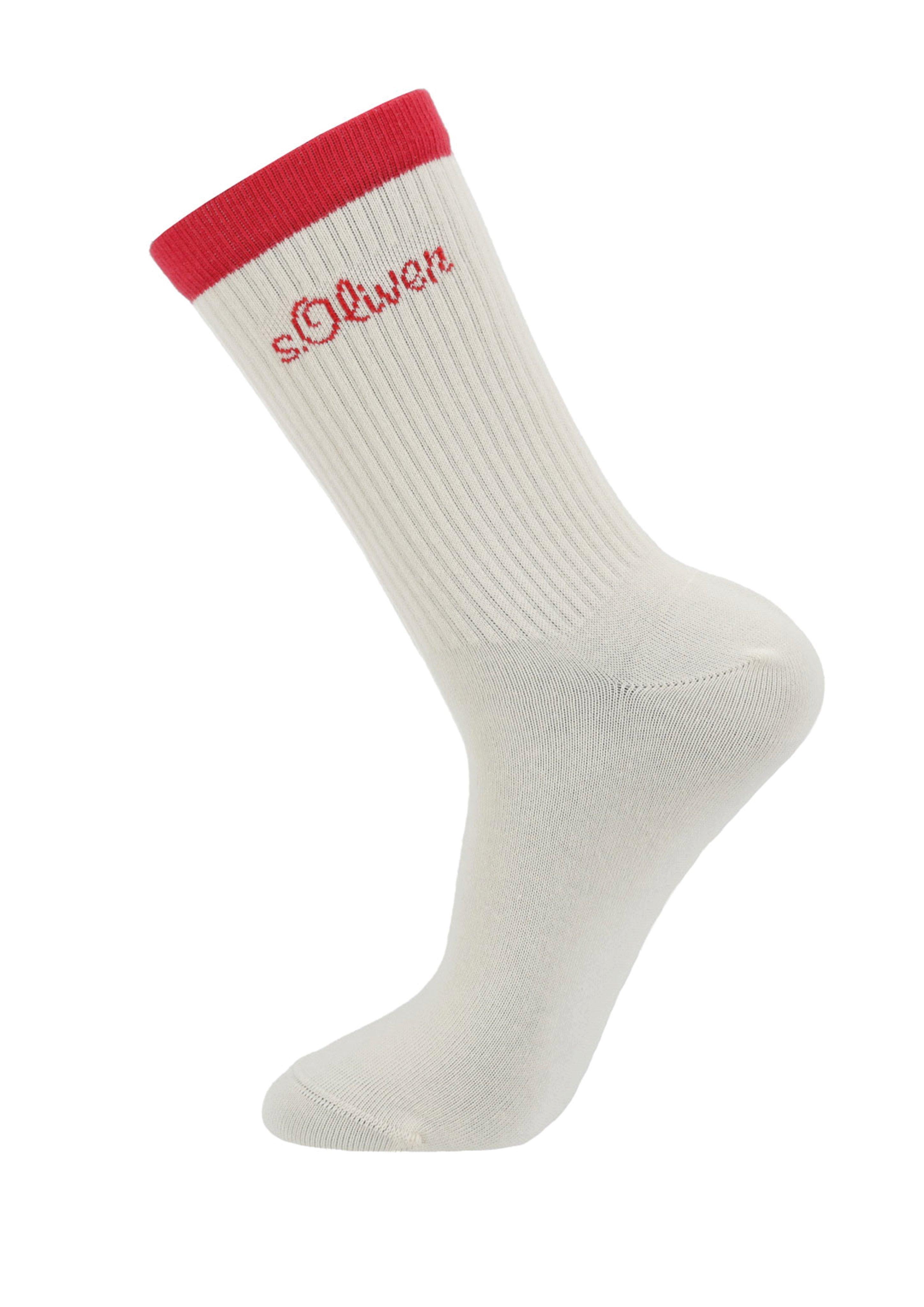 Socken in Farbe creme von s.Oliver