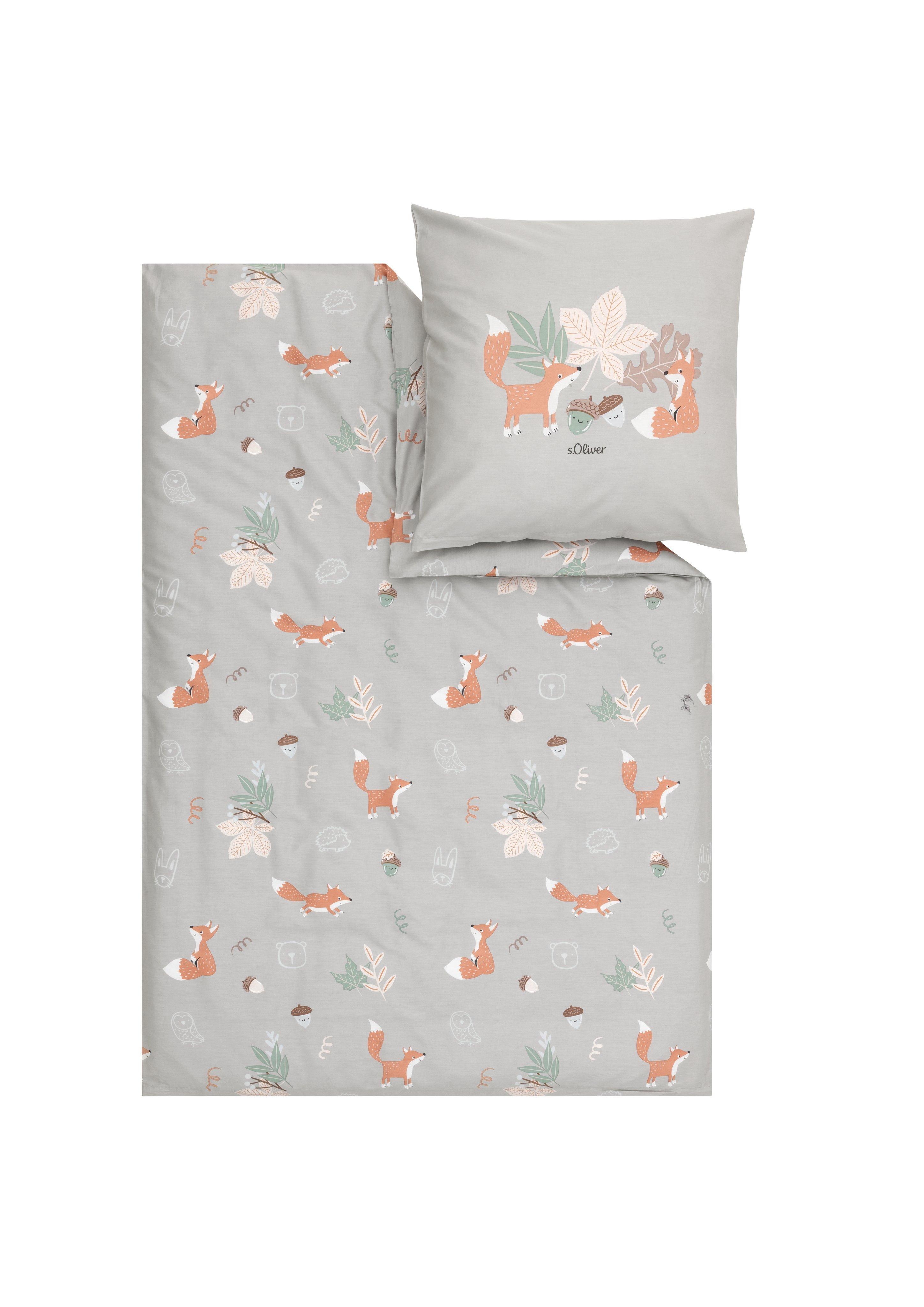 Linge de lit en gris de s.Oliver