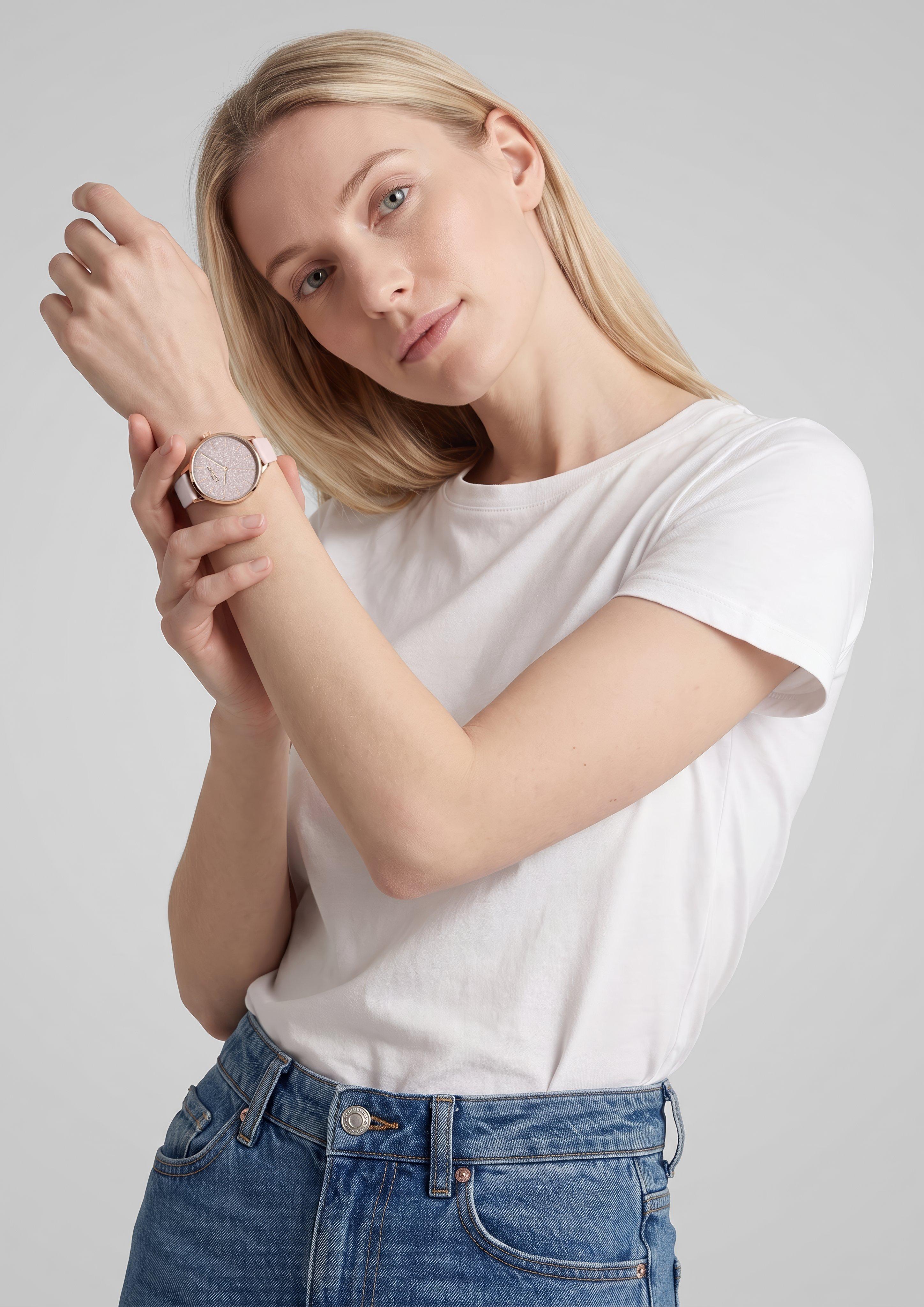 Damen Uhr in rosé von s.Oliver