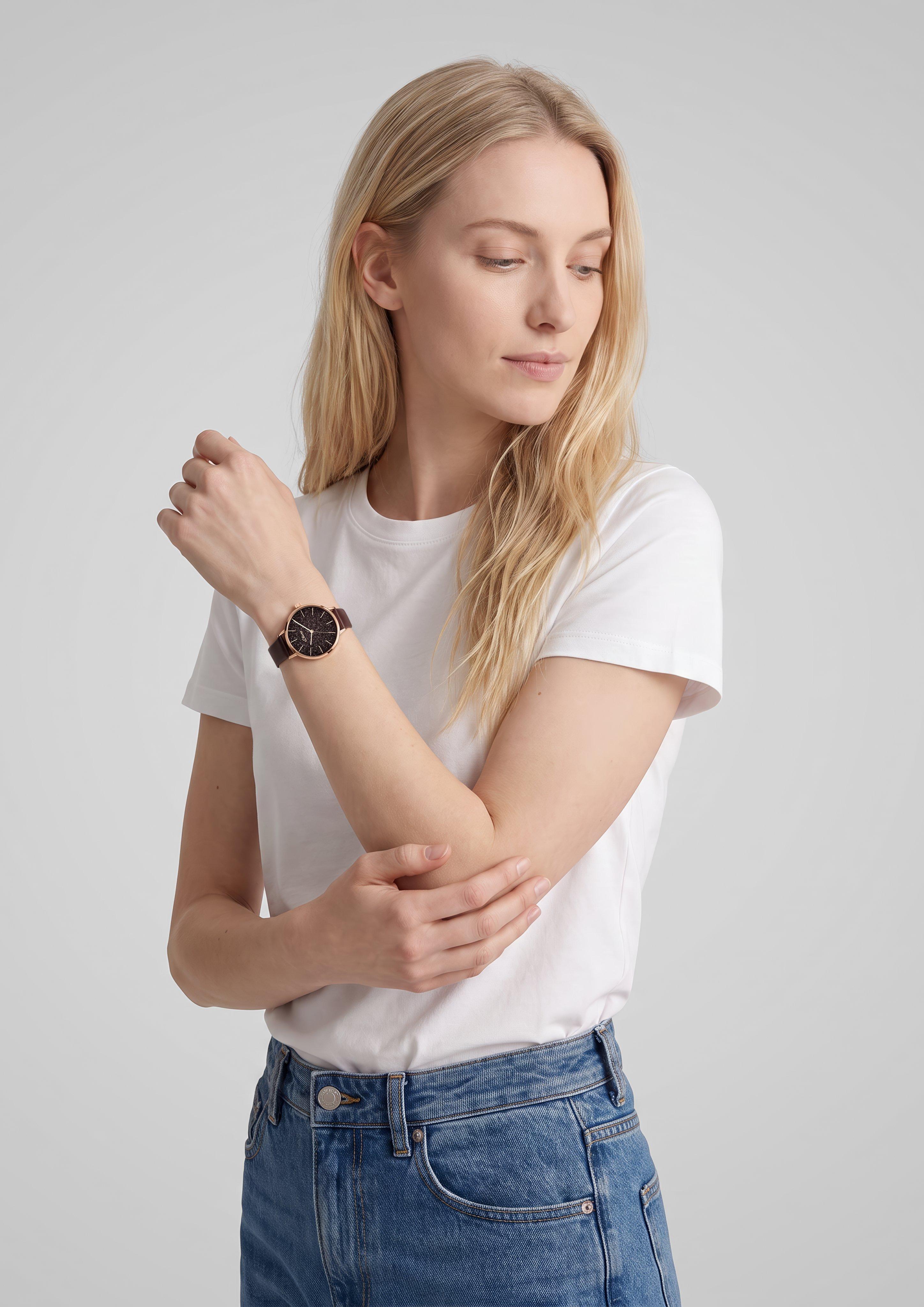 Damen Uhr in rot von s.Oliver