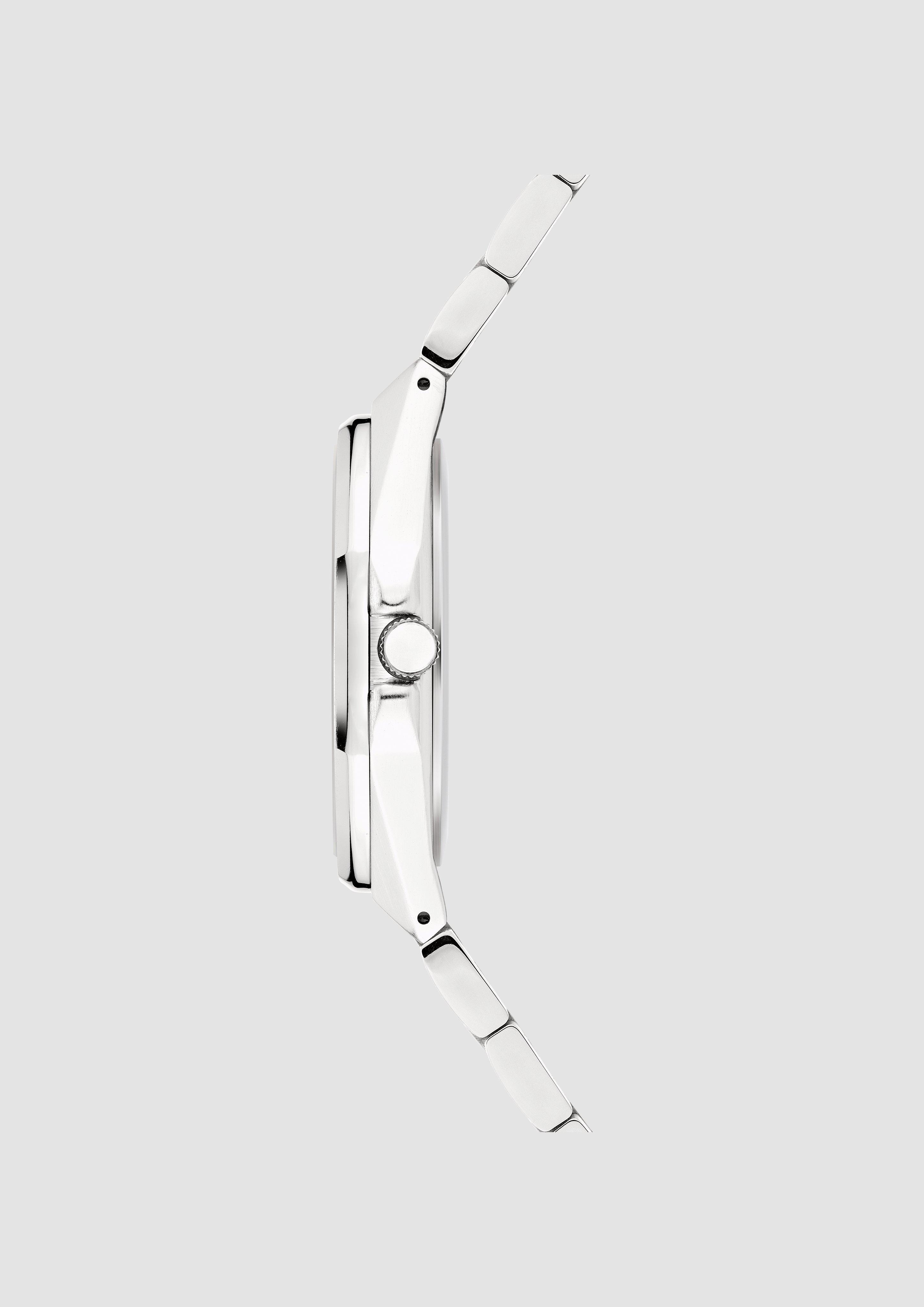 Herren Uhr mit integrierter Datumsanzeige in silber von s.Oliver
