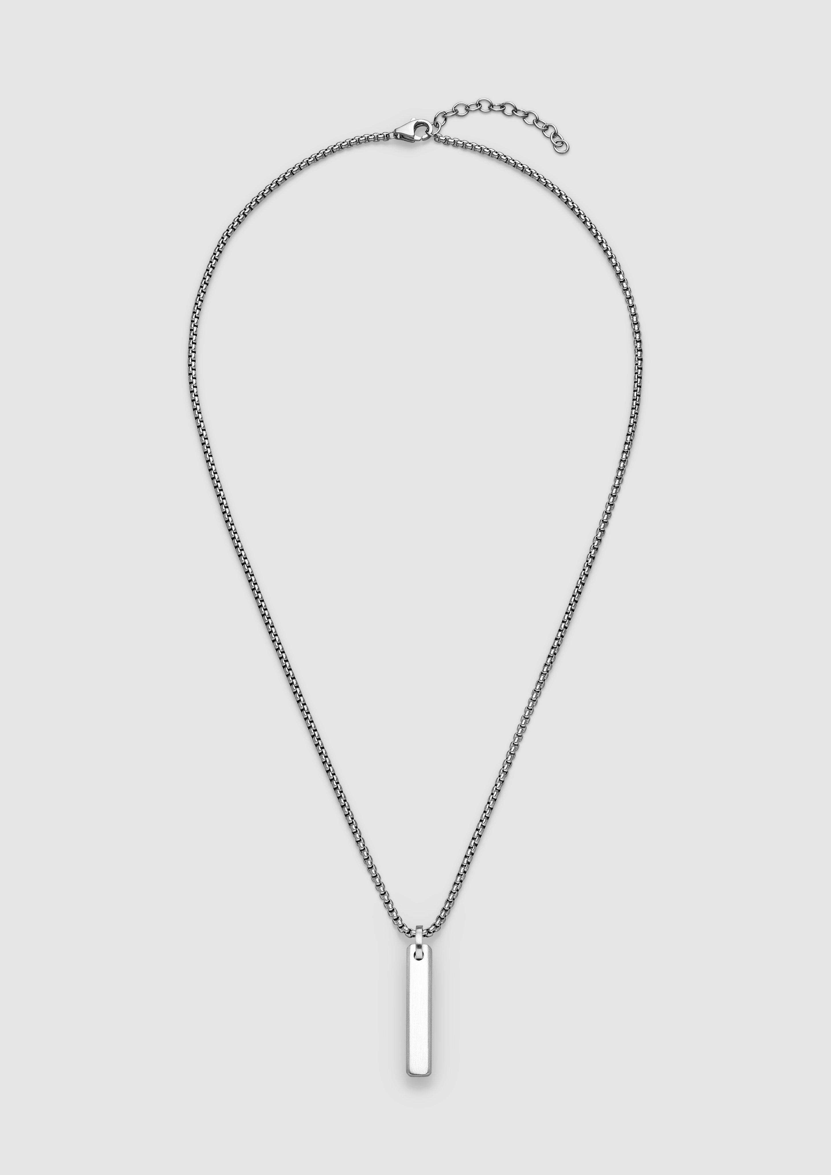 Herren Venezianerkette mit Anhänger in silber von s.Oliver