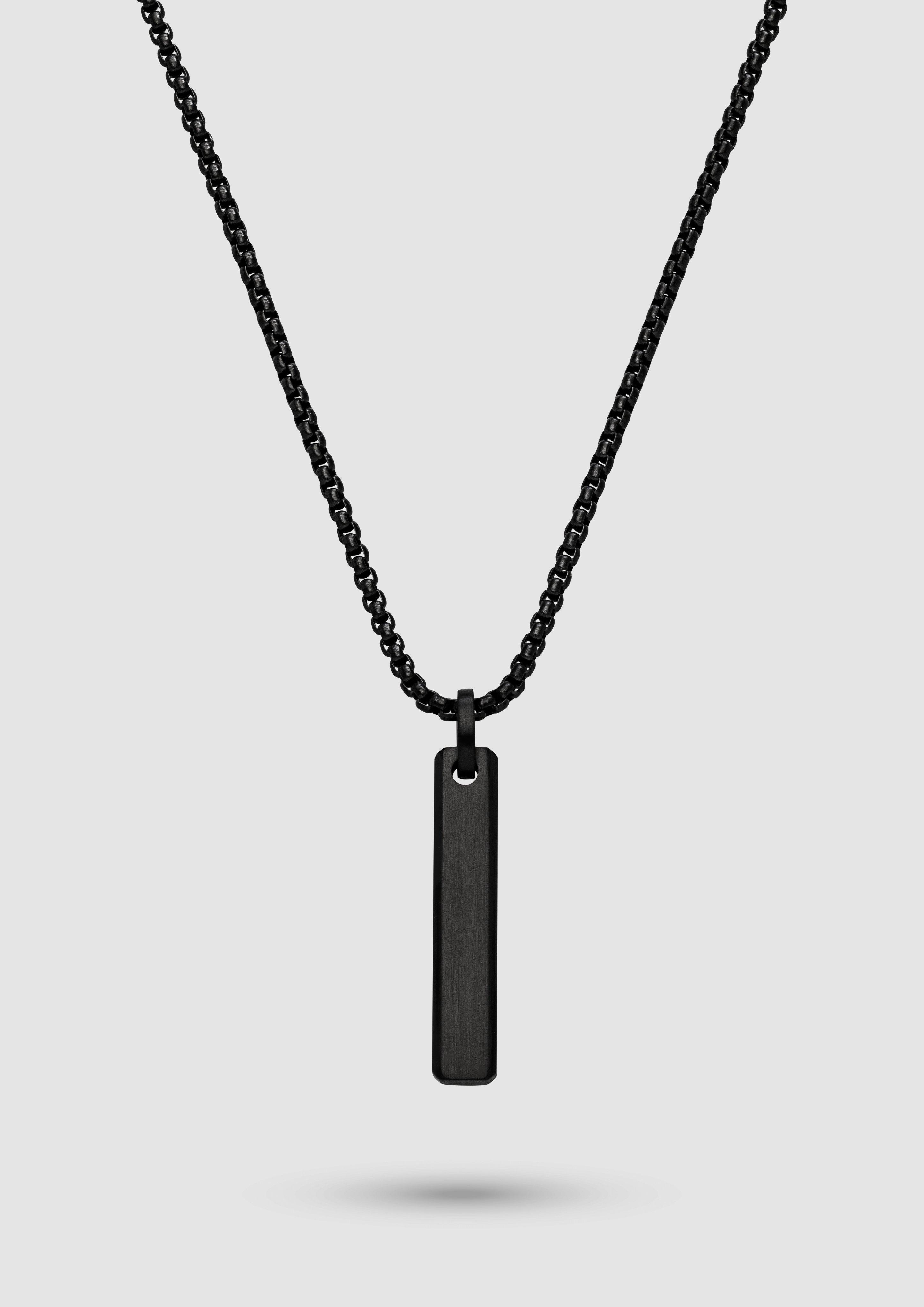Venezianerkette mit Anhänger in Farbe schwarz von s.Oliver