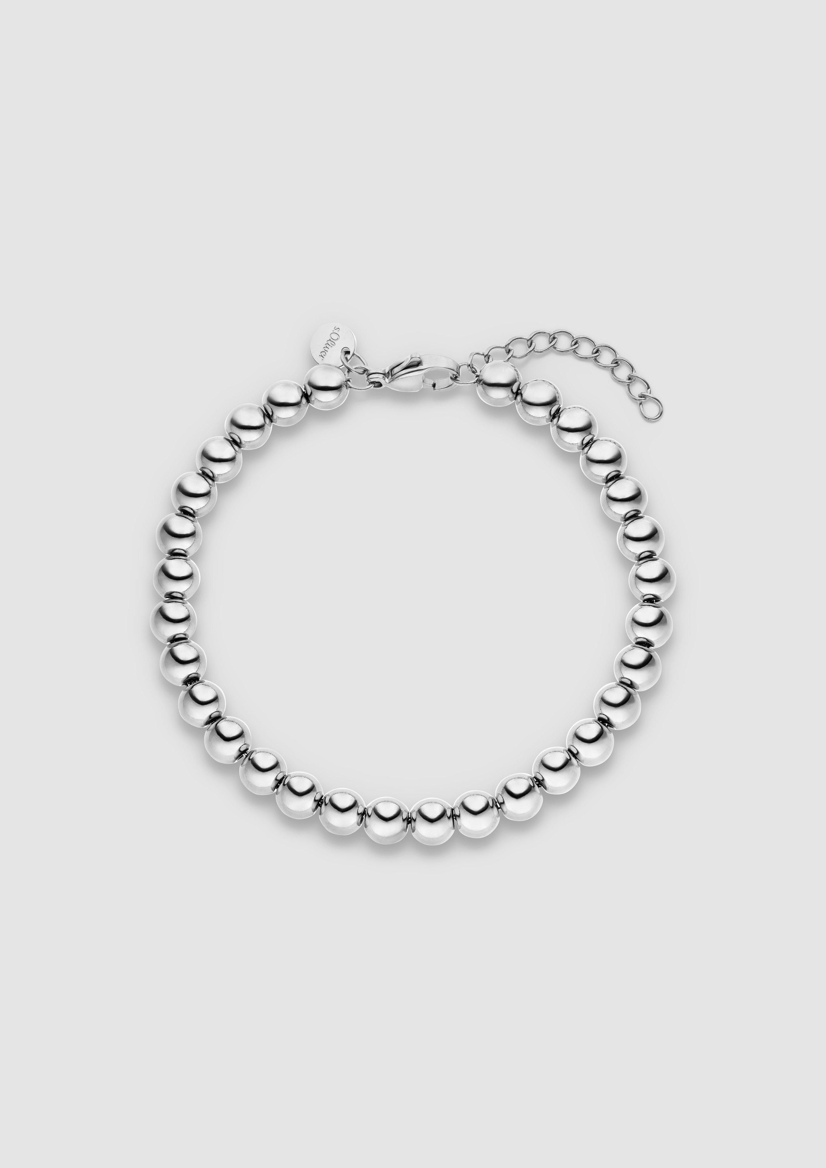 Armband mit Kugel-Details in Farbe silber von s.Oliver