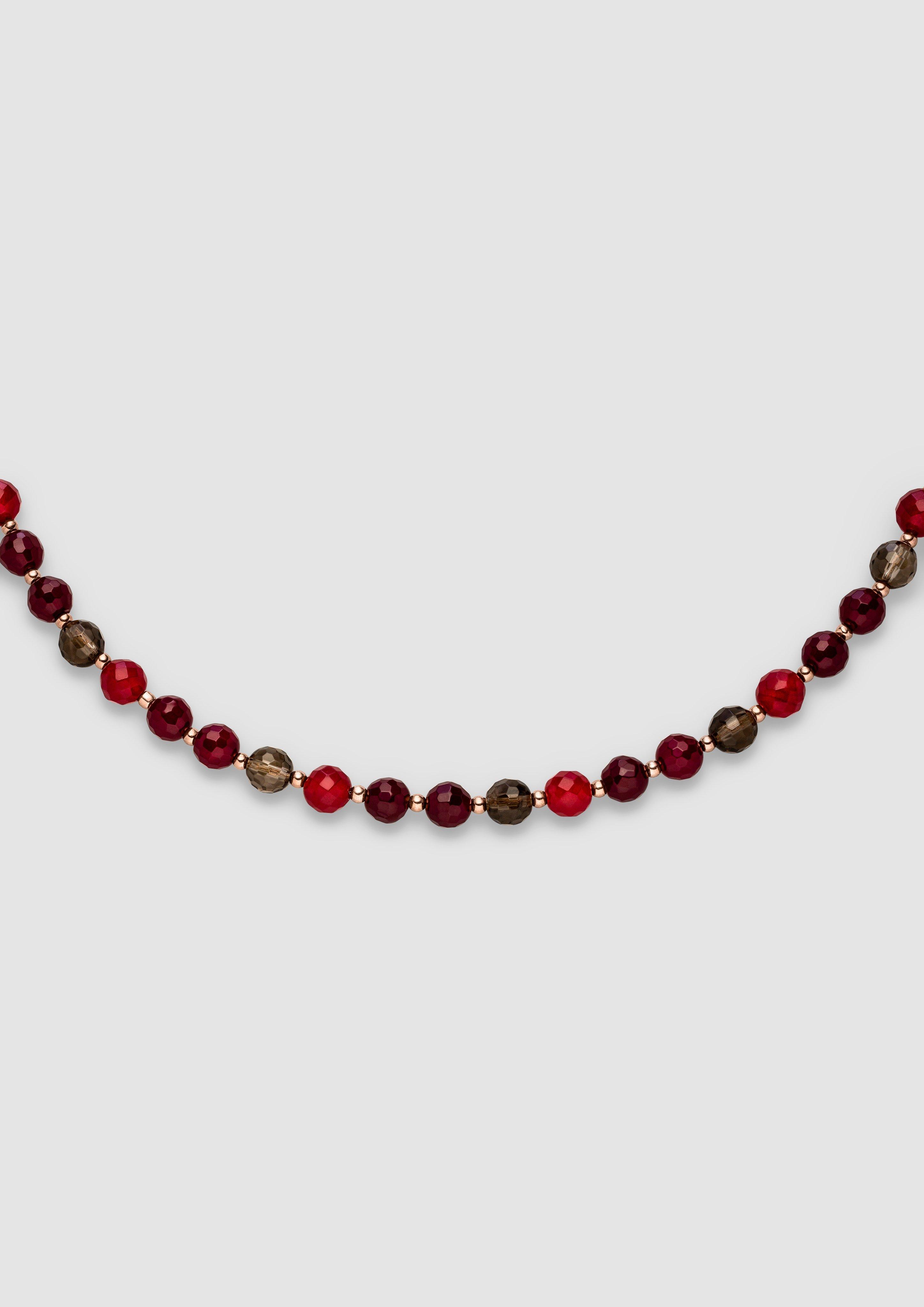 Damen Beads-Armband mit funkelnden Details in rosé von s.Oliver
