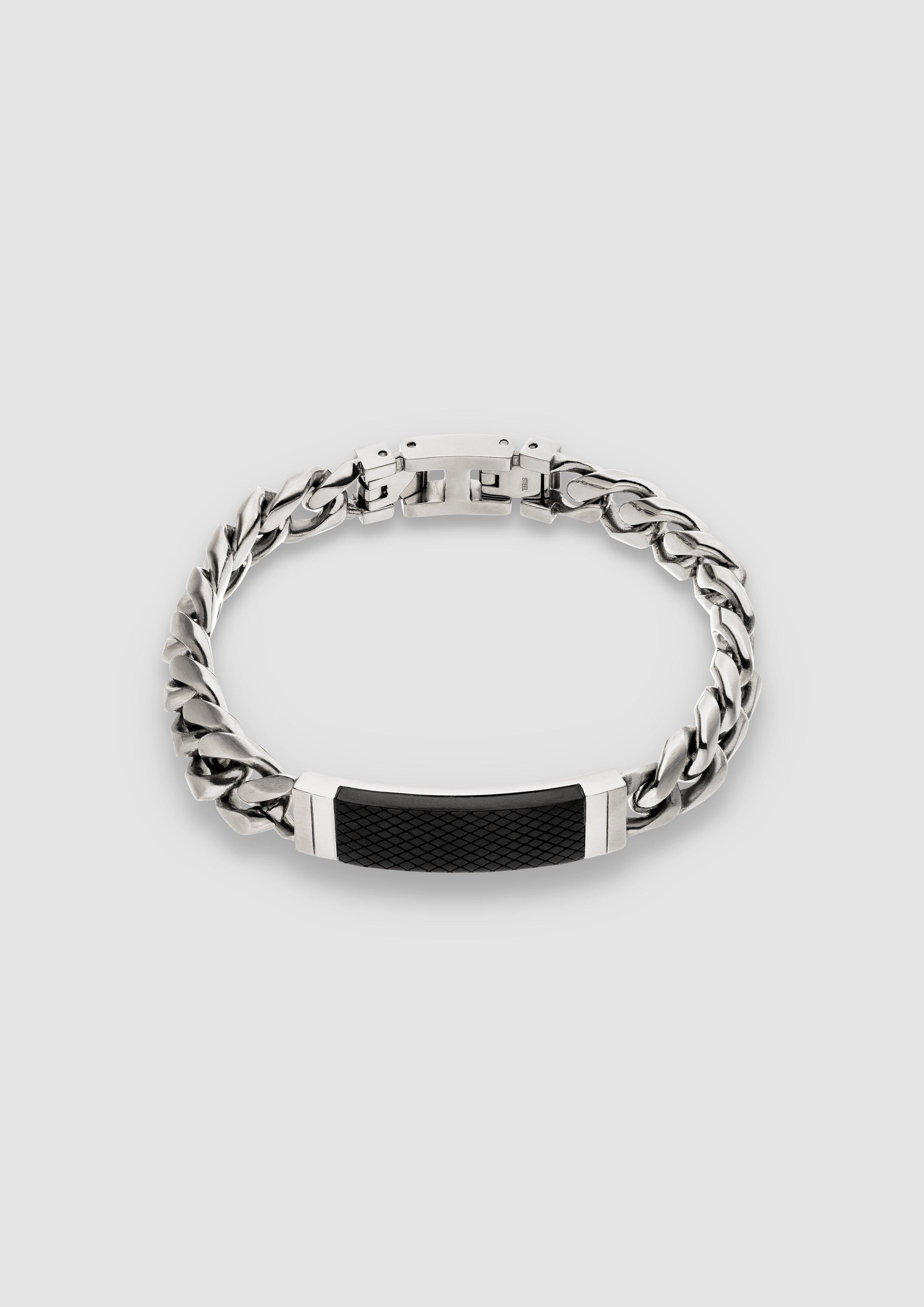 Armband mit Gliederkette aus Edelstahl in Farbe silber von s.Oliver
