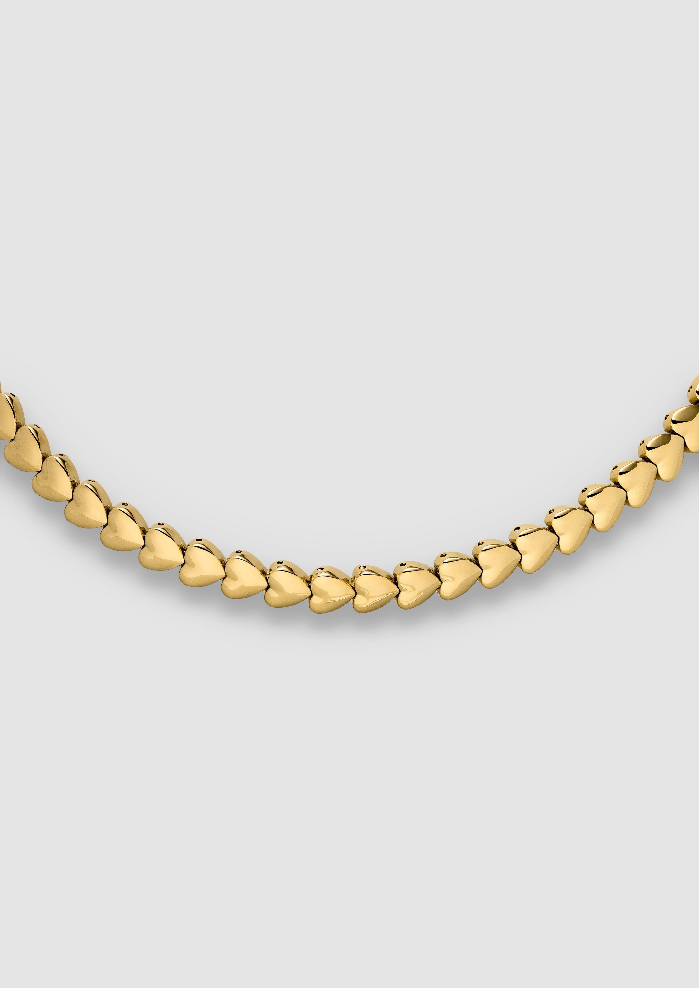 Damen Armband mit Herz-Gliedern in gold von s.Oliver