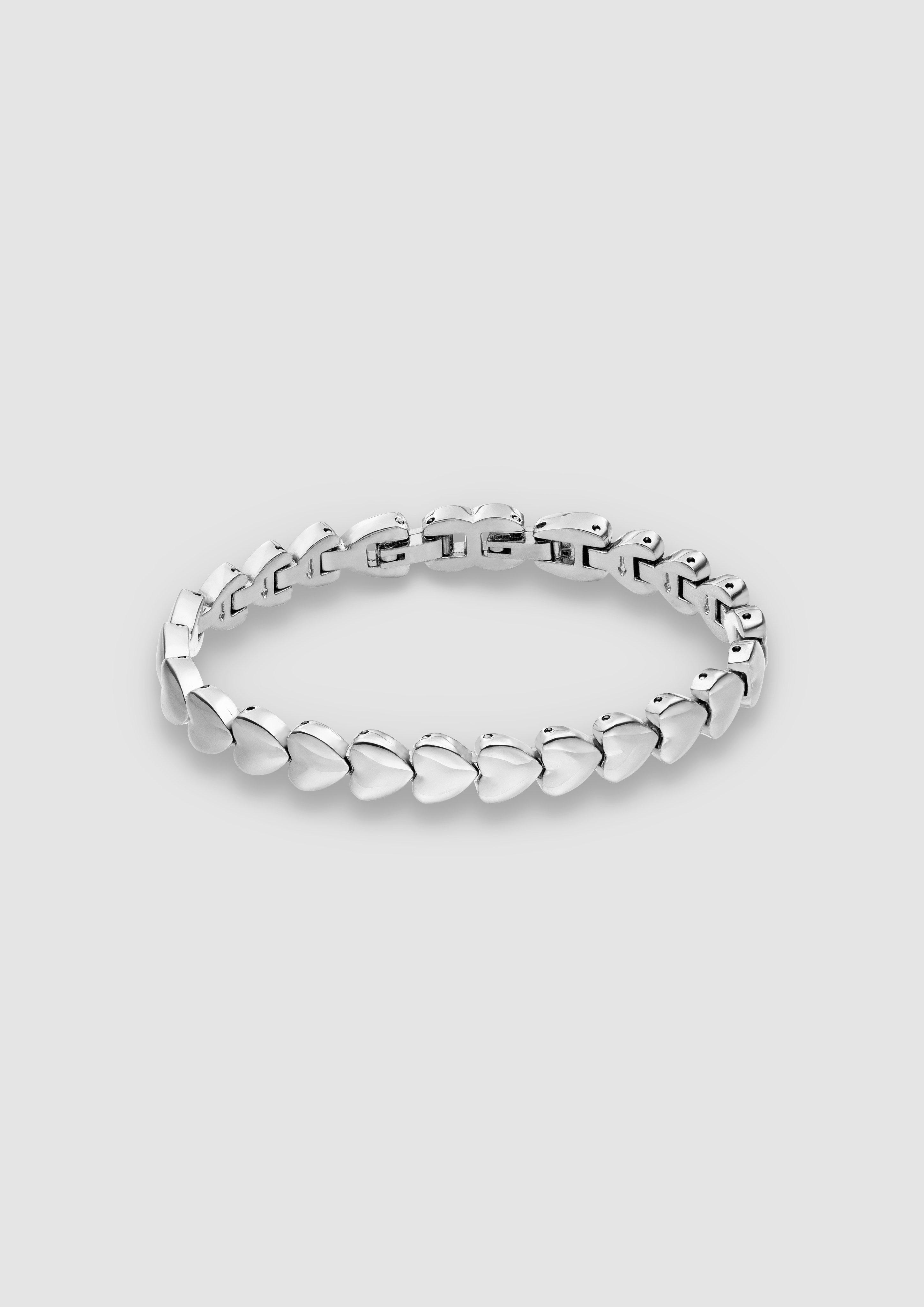 Damen Armband mit Herz-Gliedern in silber von s.Oliver