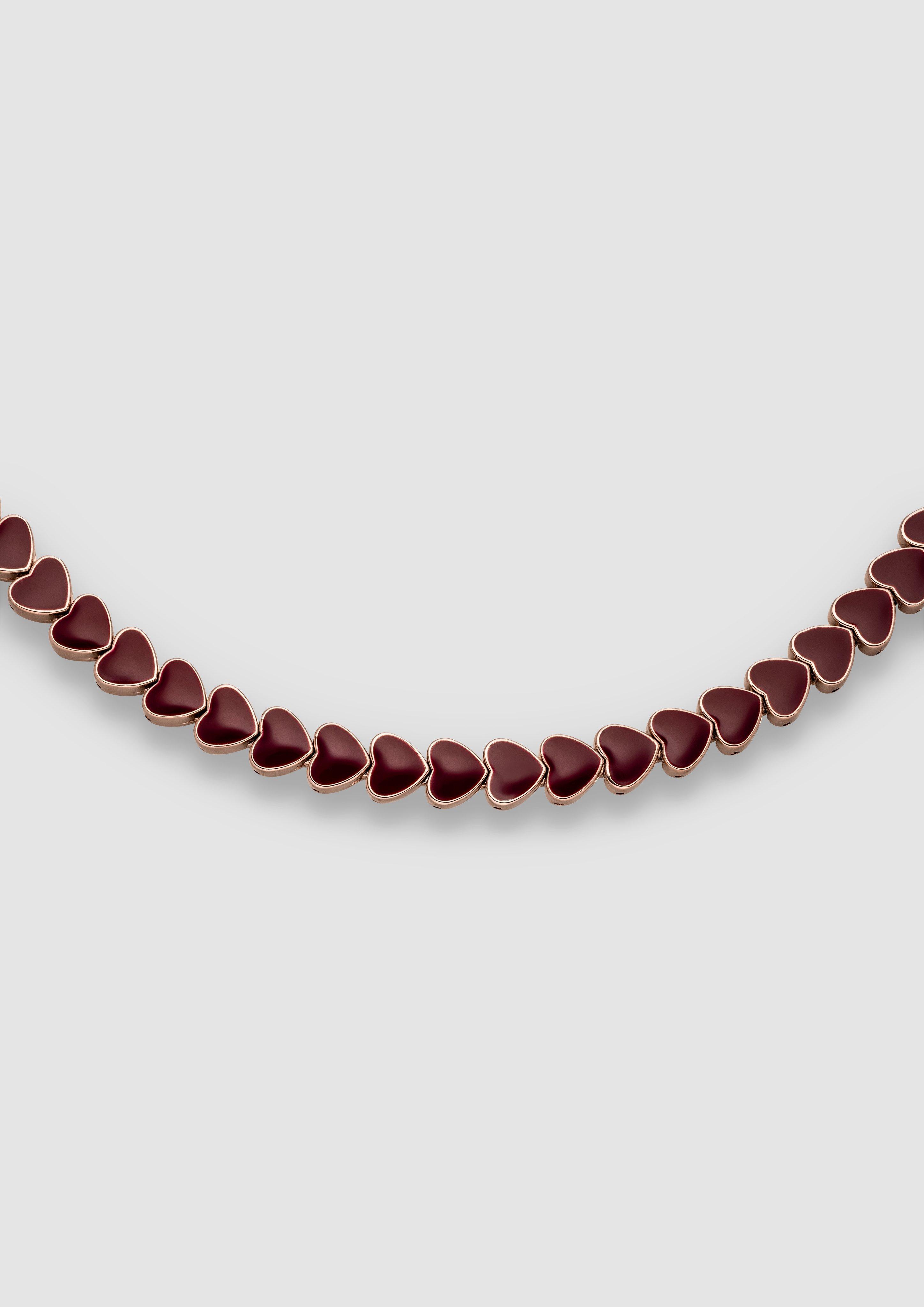 Damen Armband mit herzförmigen Gliedern in rosé von s.Oliver