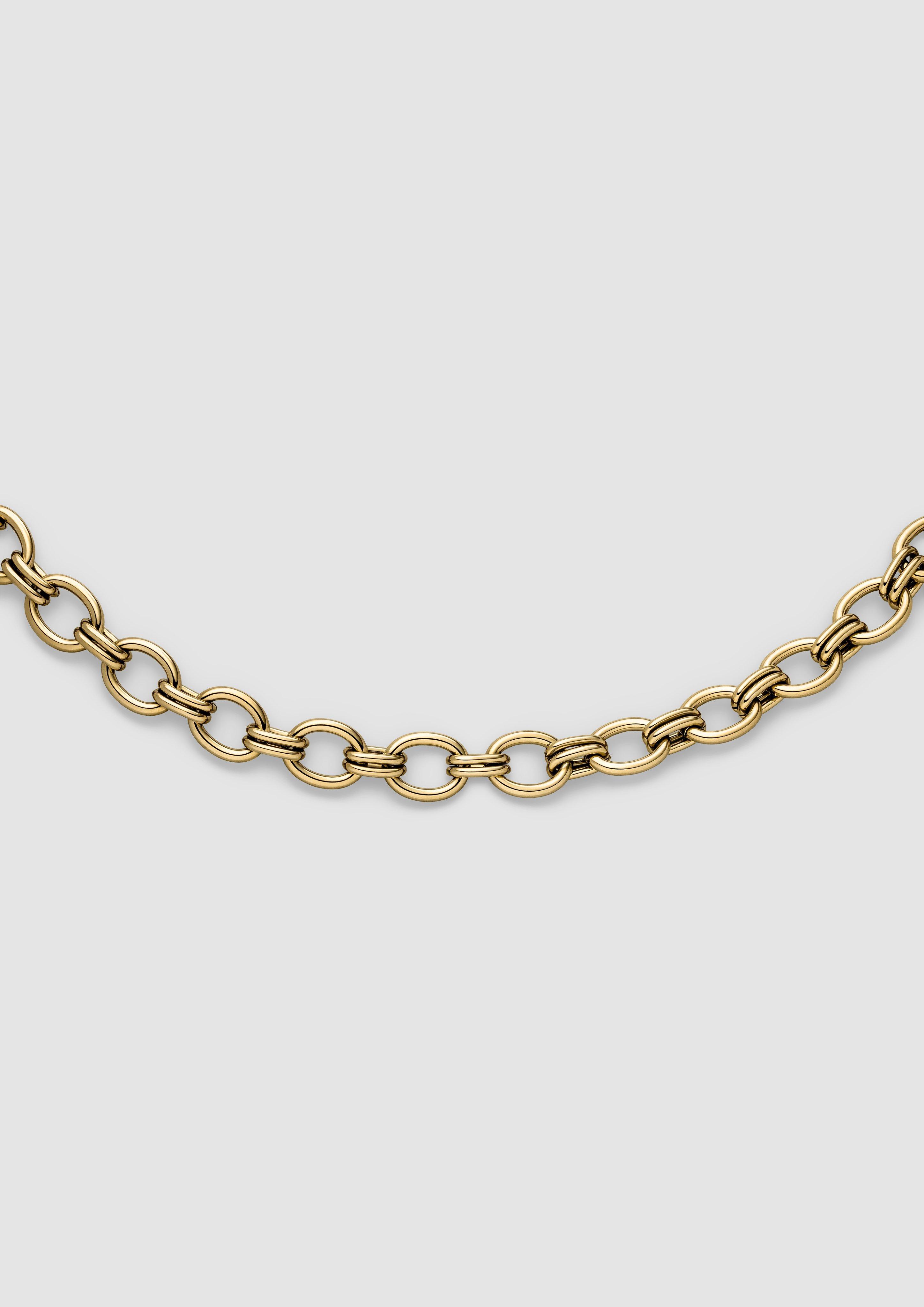 Damen Armband mit markanten Kettengliedern in gold von s.Oliver
