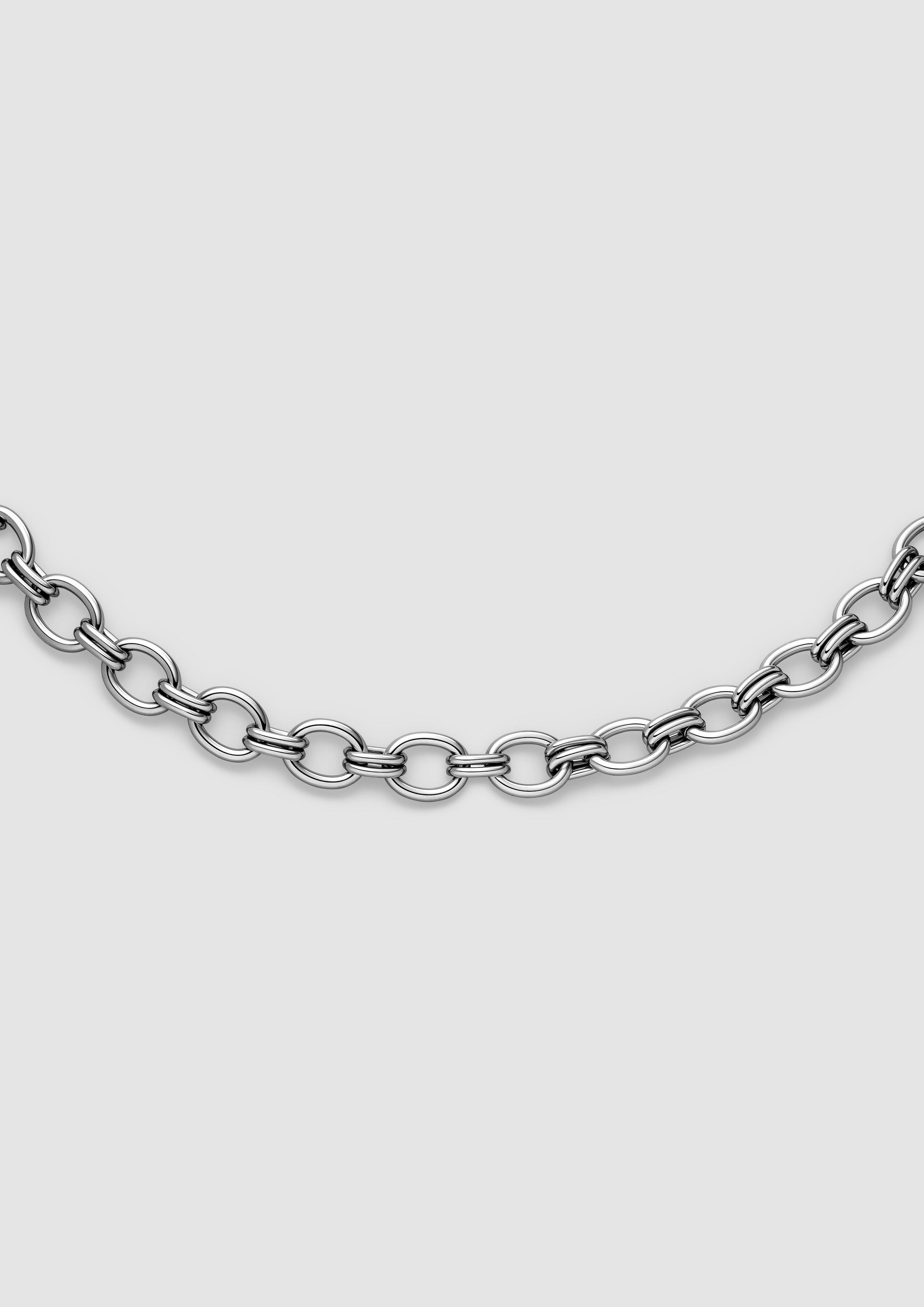 Damen Armband mit markanten Kettengliedern in silber von s.Oliver