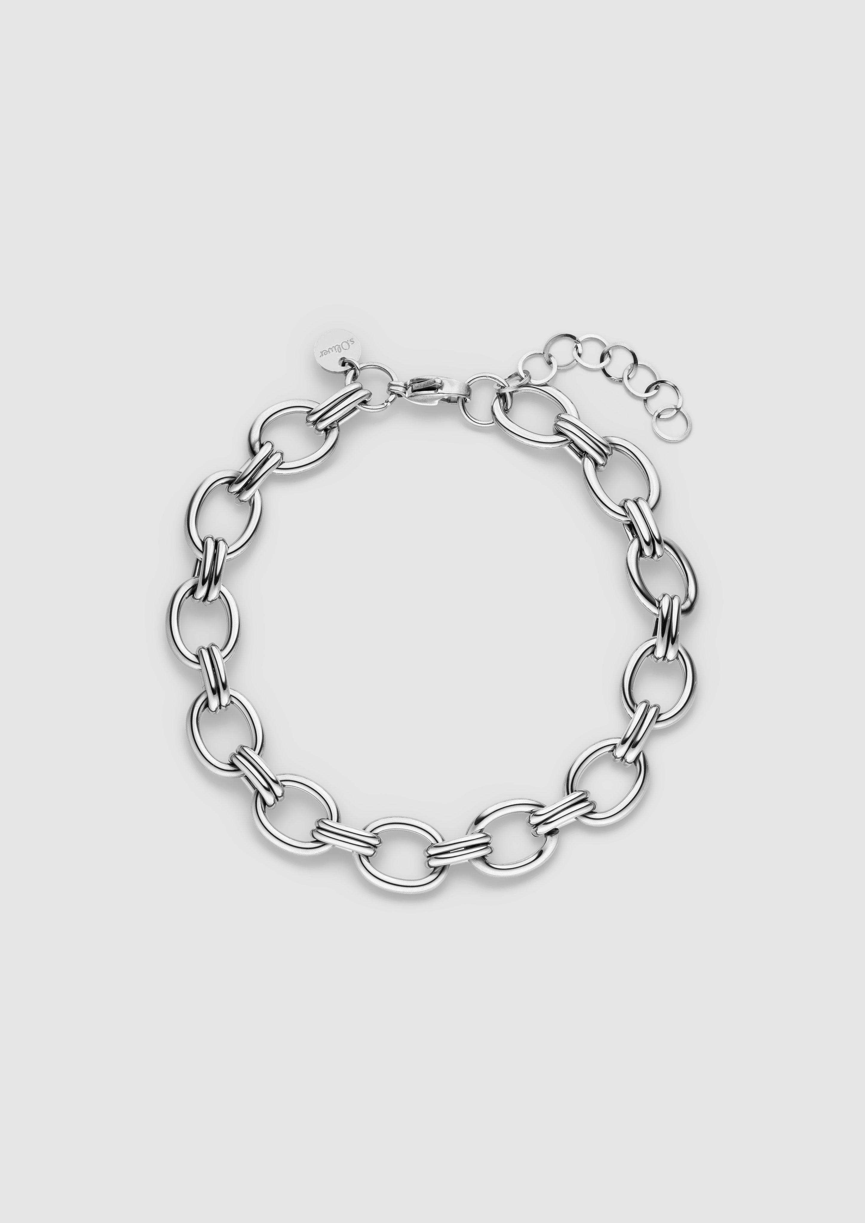 Damen Armband mit markanten Kettengliedern in silber von s.Oliver