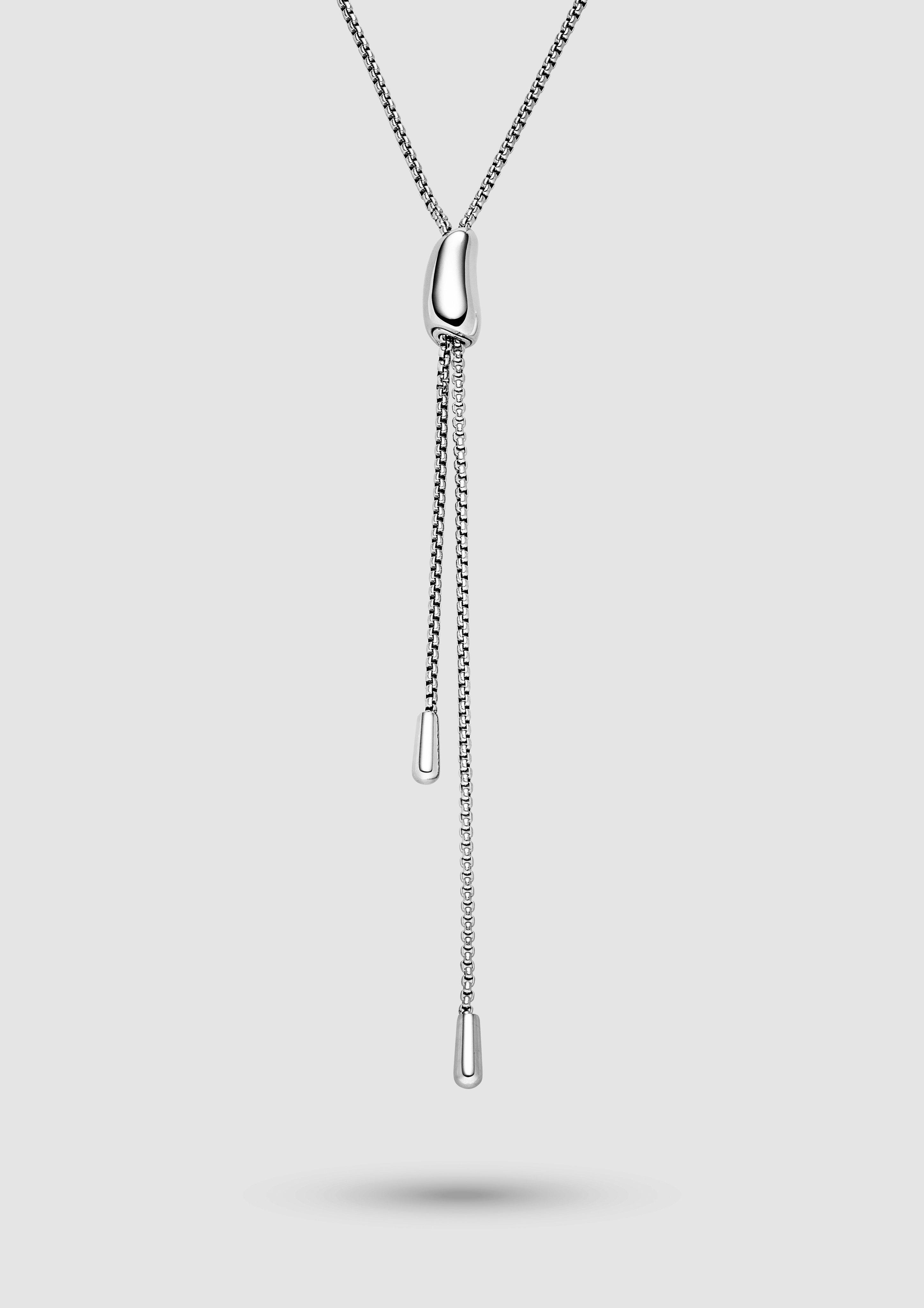 Damen Feine Venezianerkette aus Edelstahl in silber von s.Oliver