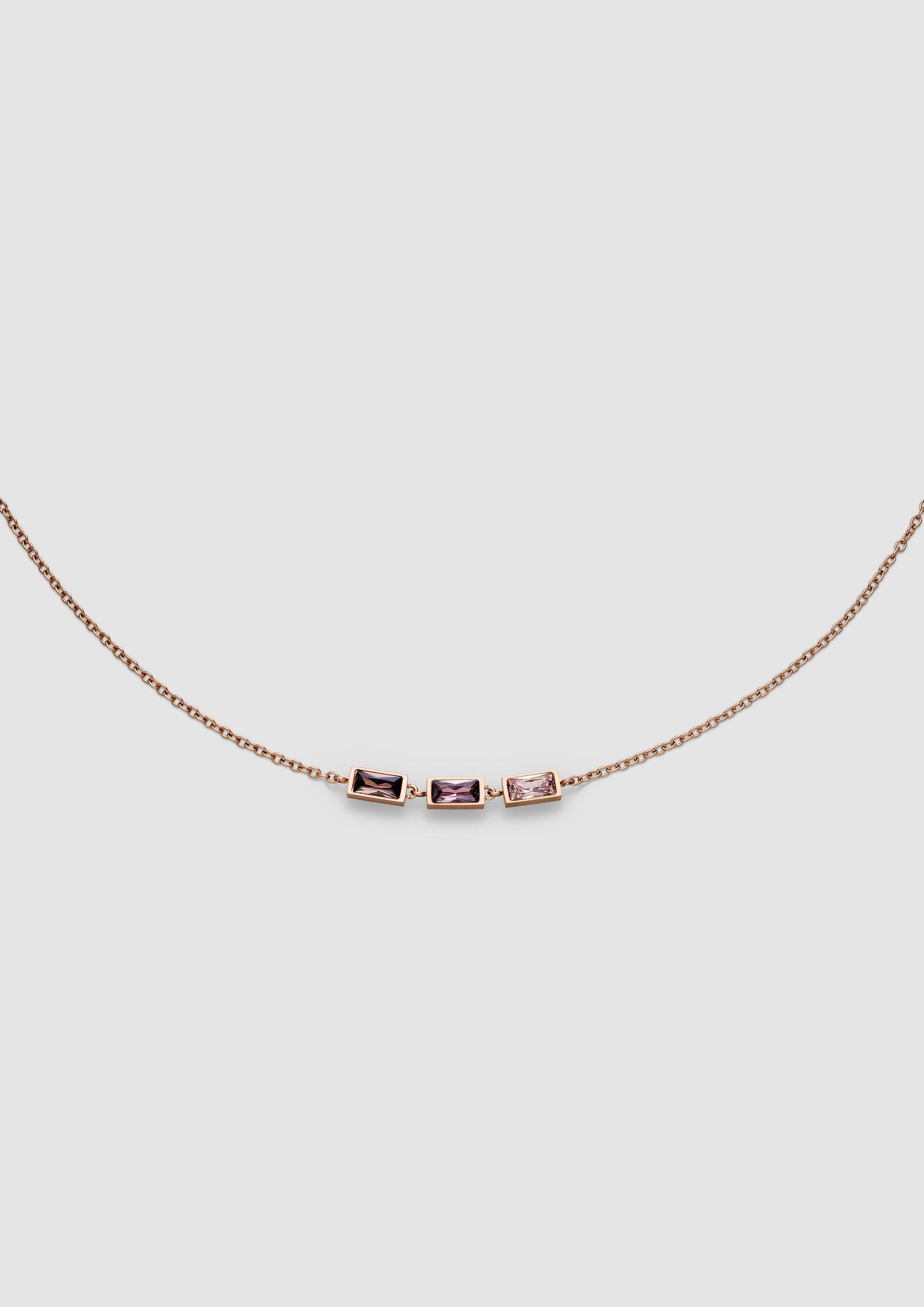 Damen Armband mit Schmuckstein-Anhänger in rosé von s.Oliver