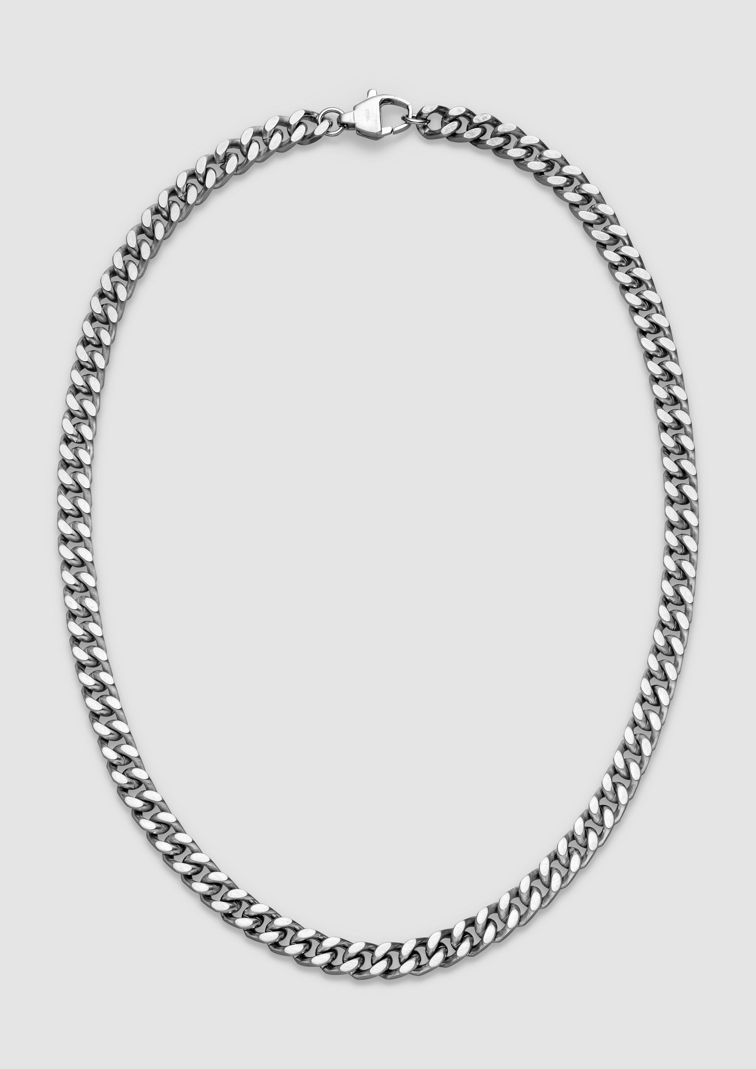 Herren Halskette mit Bold-Link-Gliedern in silber von s.Oliver