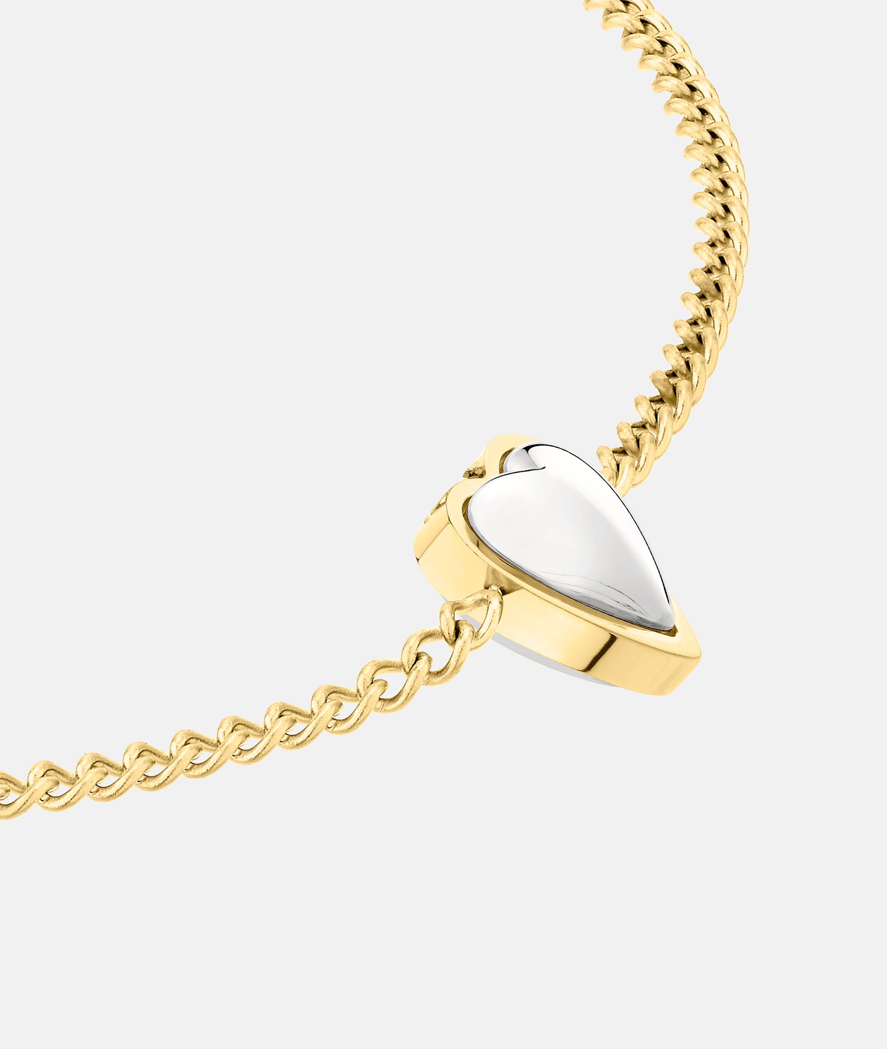 Armband in gold, silber & rosé