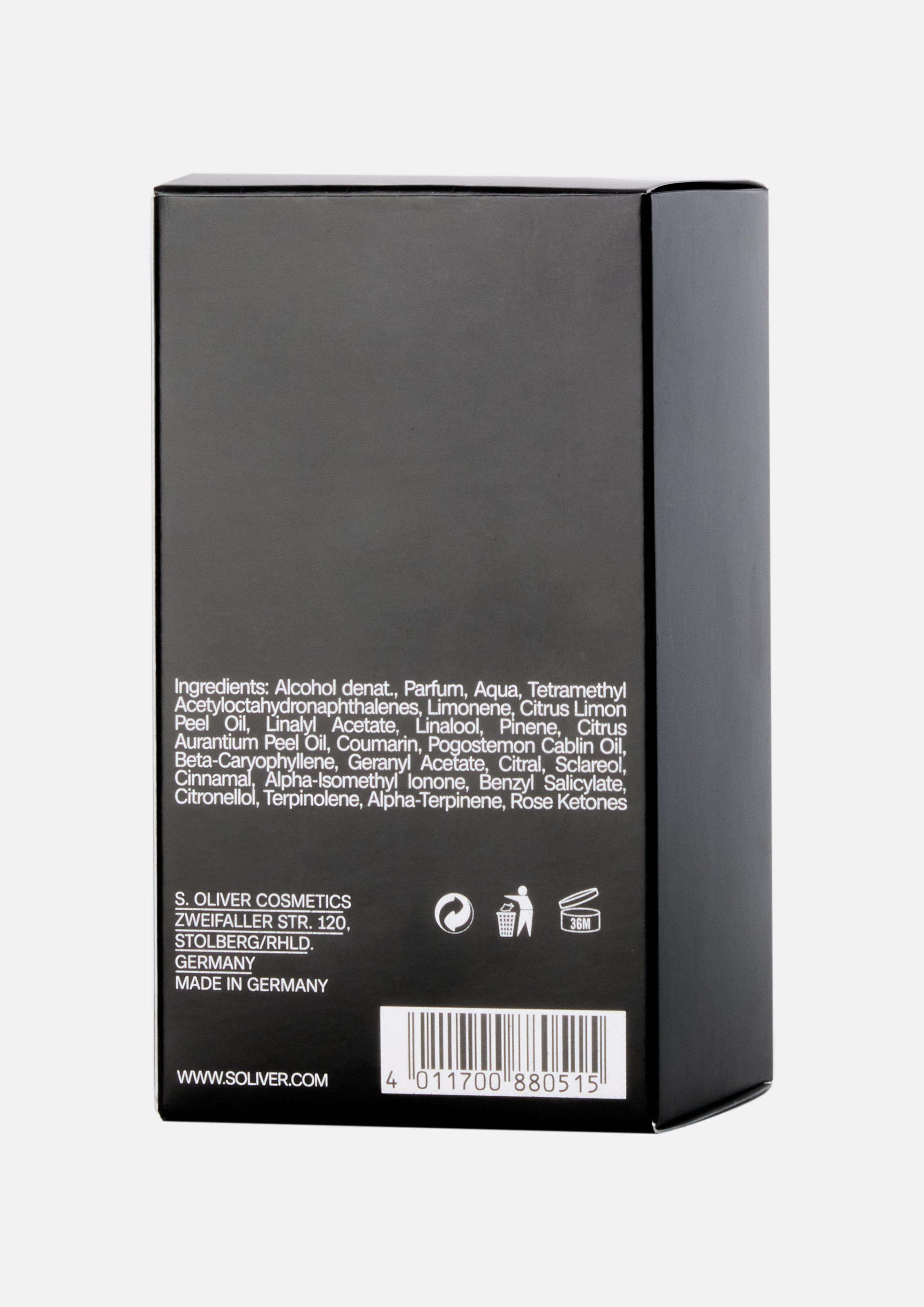 Heren No. 1 Eau de Parfum 50 ml in zwart van s.Oliver
