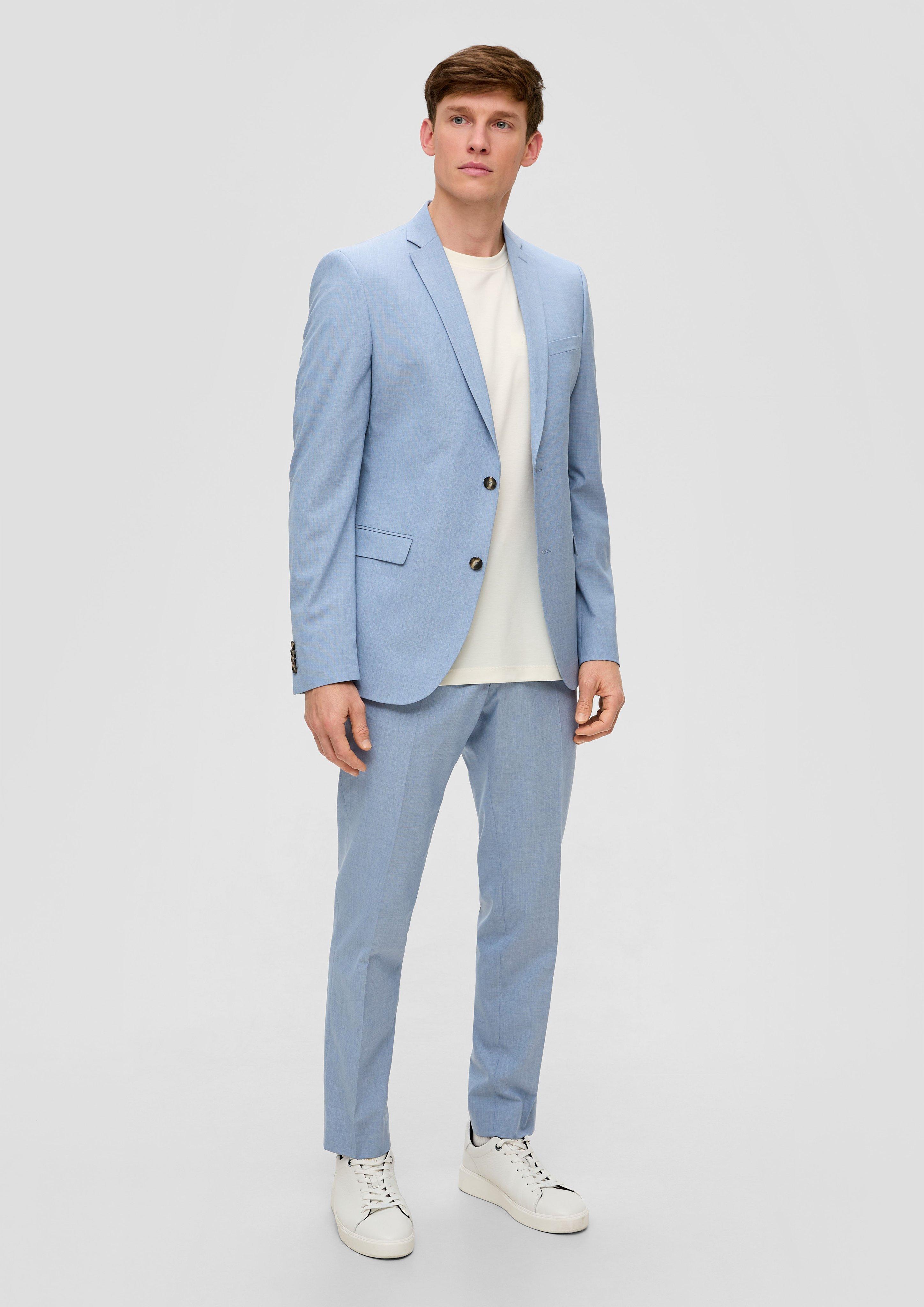 s.O PURE: Suit with a woven texture in 