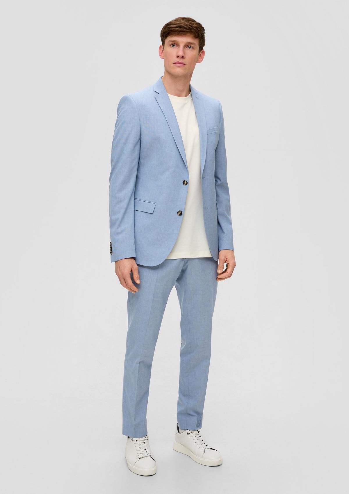 s.O PURE: Suit with a woven texture