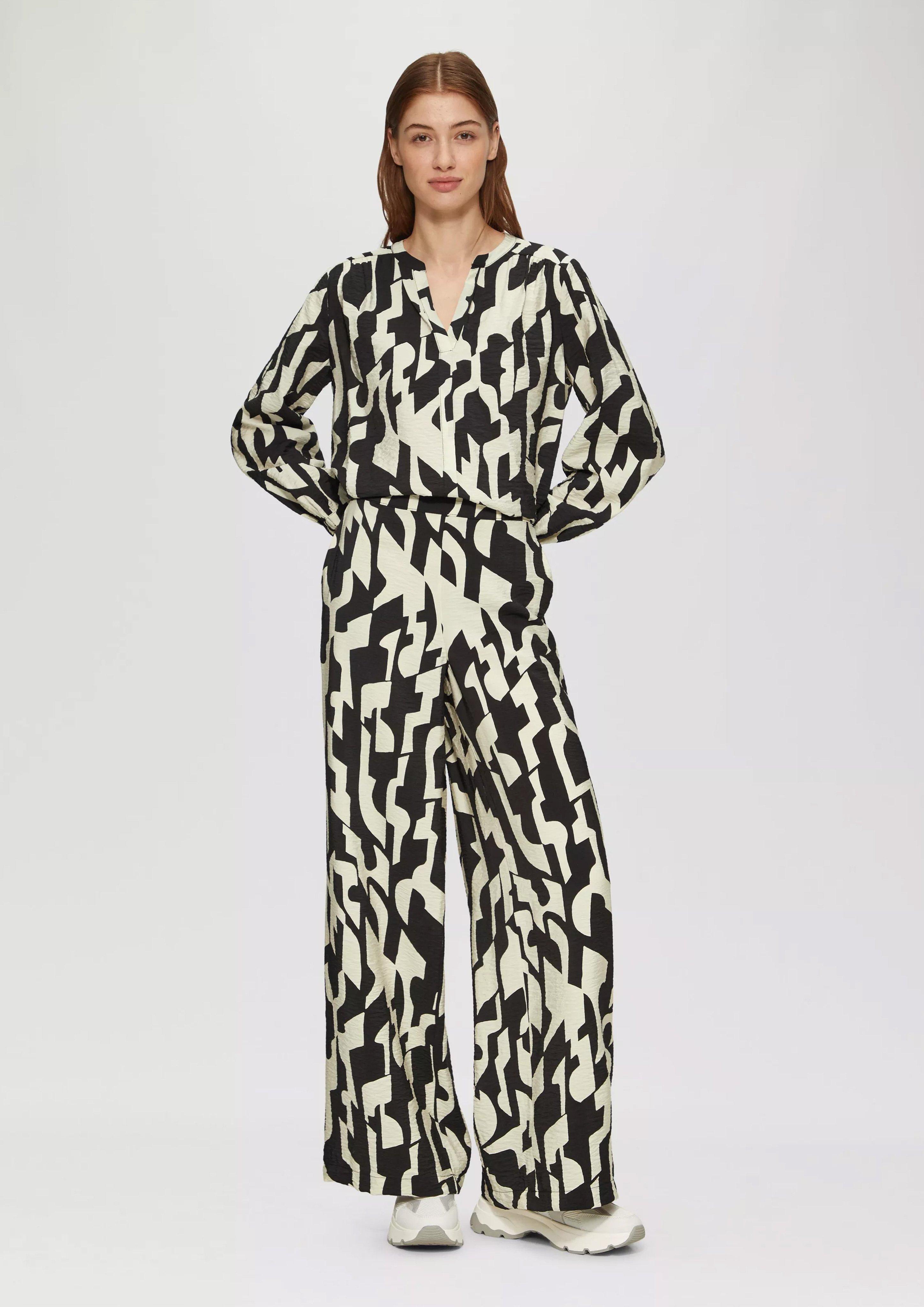 Moderne set met grafisch motief in 