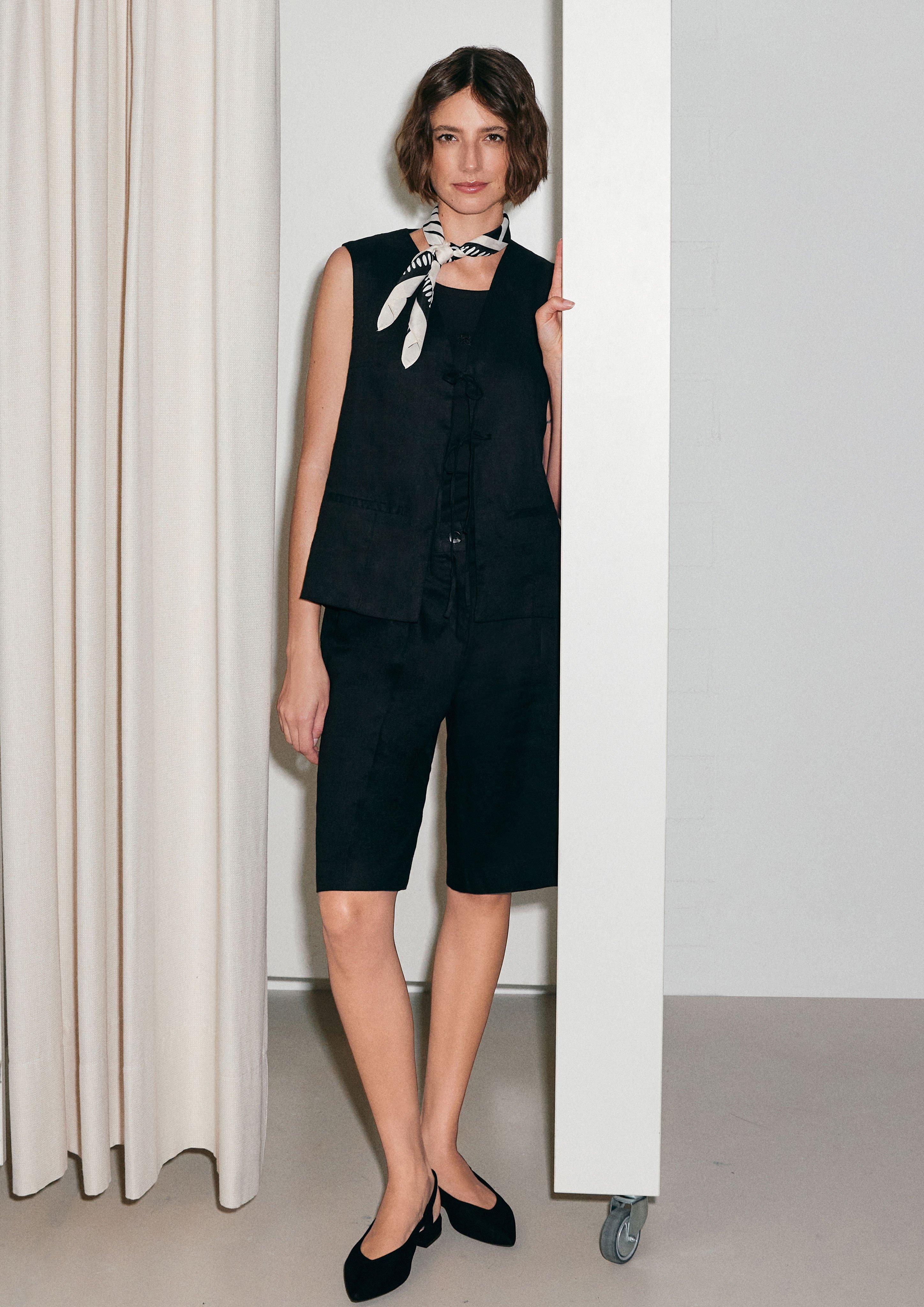 Luchtige tweedelige set van linnen in 