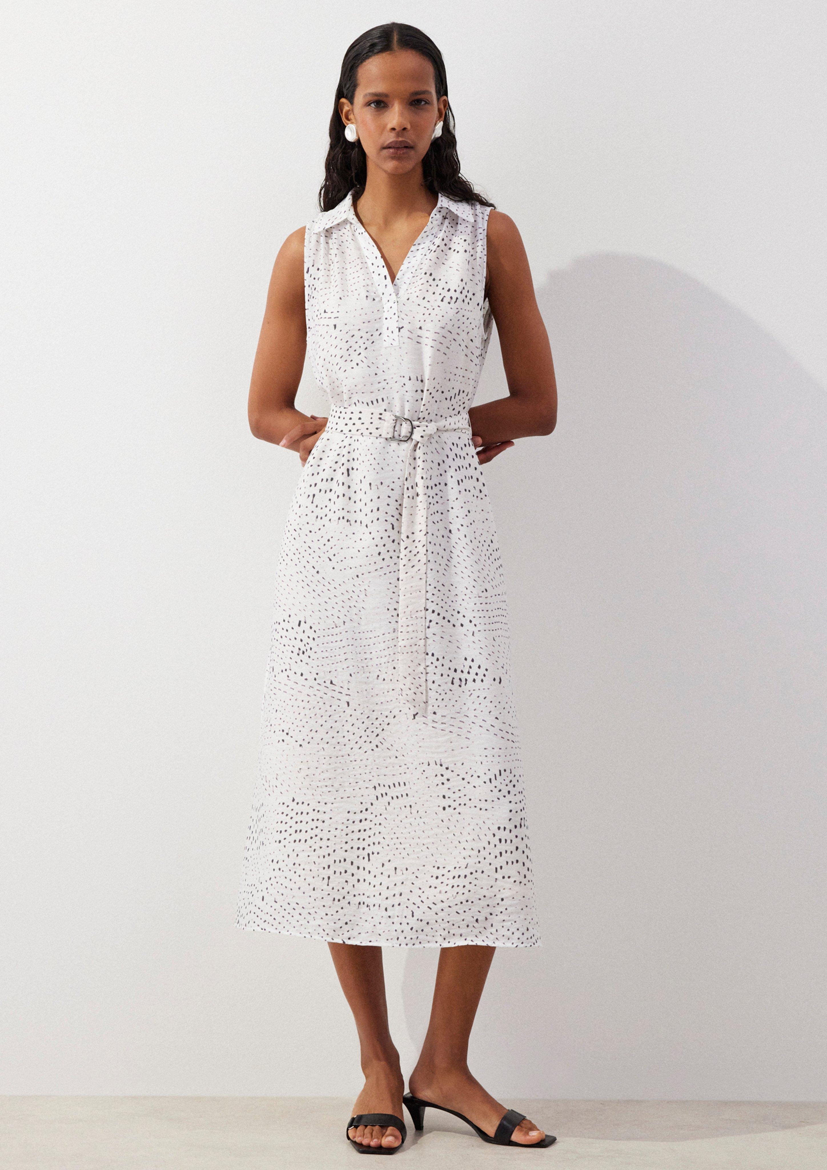 Femininer Sommer-Look mit Midikleid in 