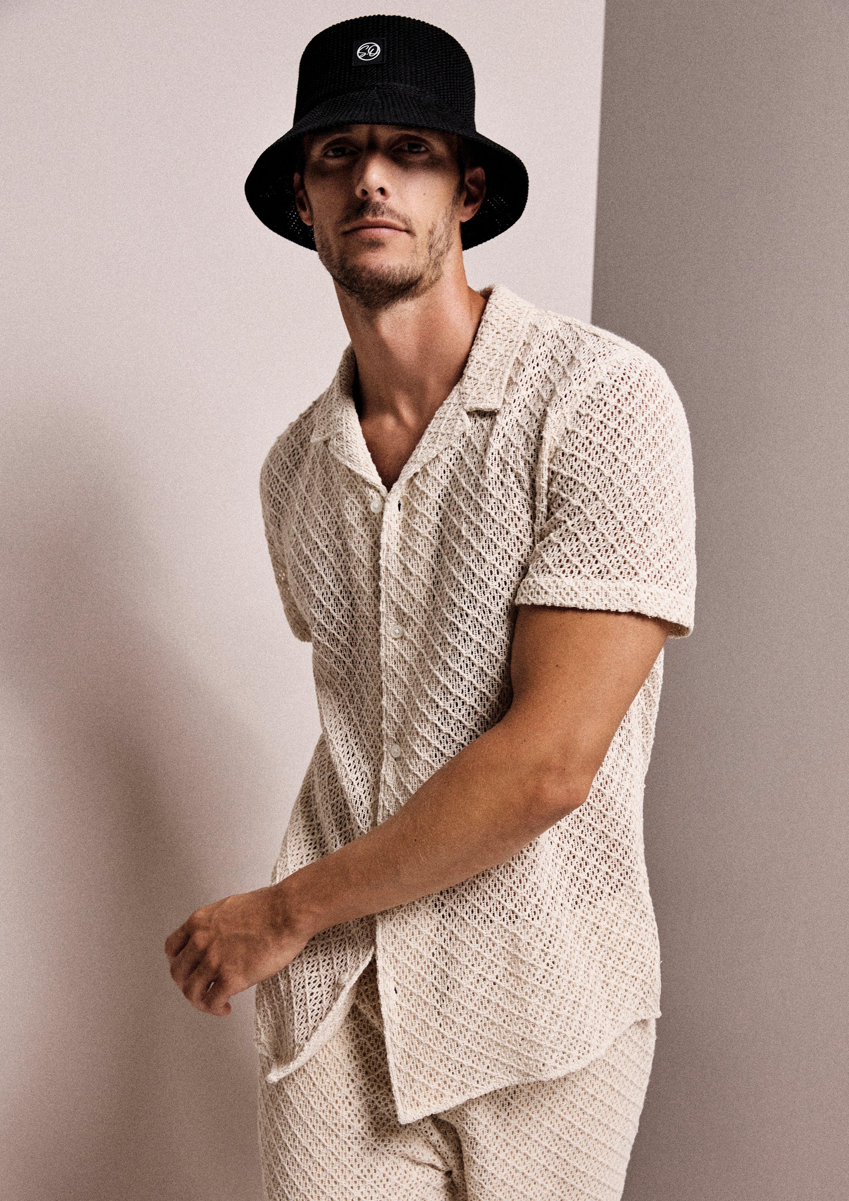 Luftiges Häkel-Set aus Baumwolle in 