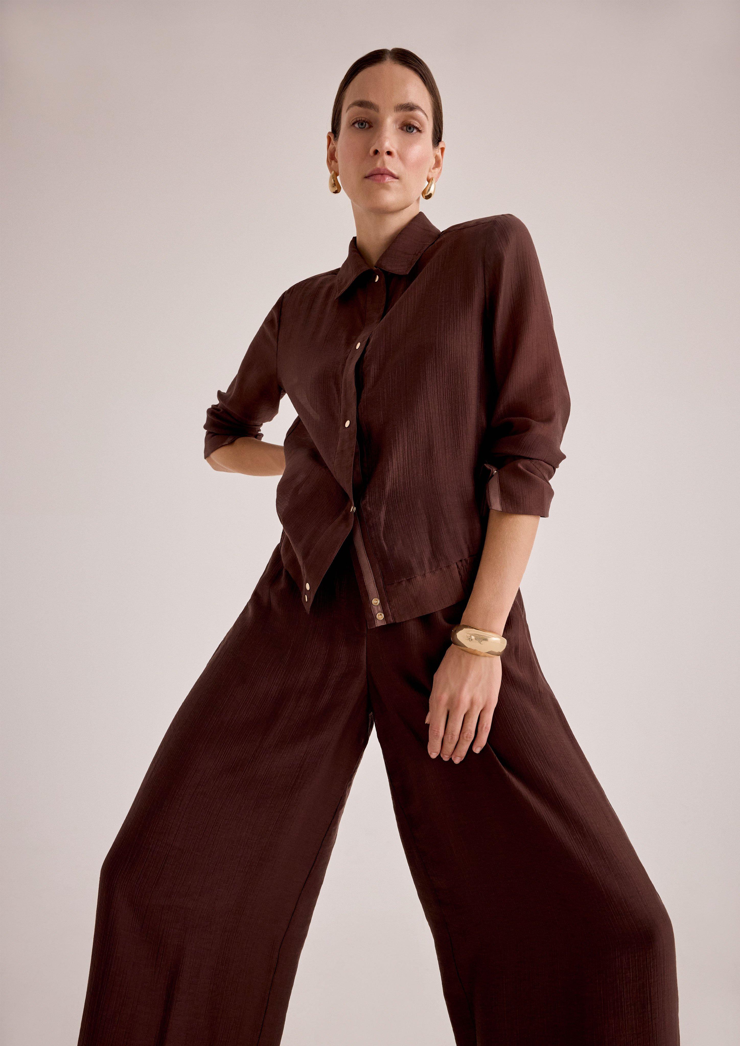 Damen Monochromer Look in Chocolate Brown in  von s.Oliver BLACK LABEL