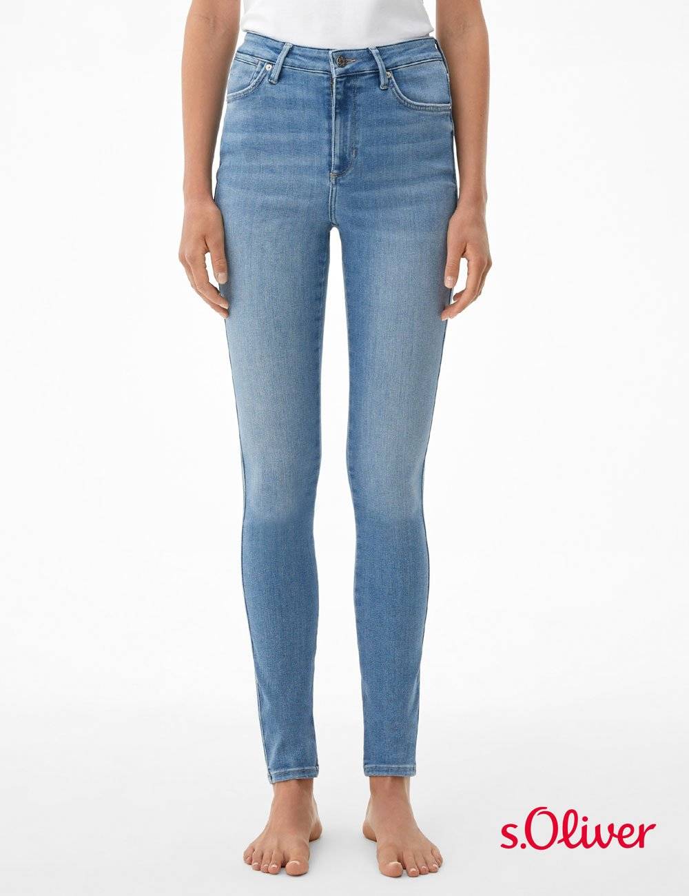 Slim Illusion Ankle Skinny in Staple