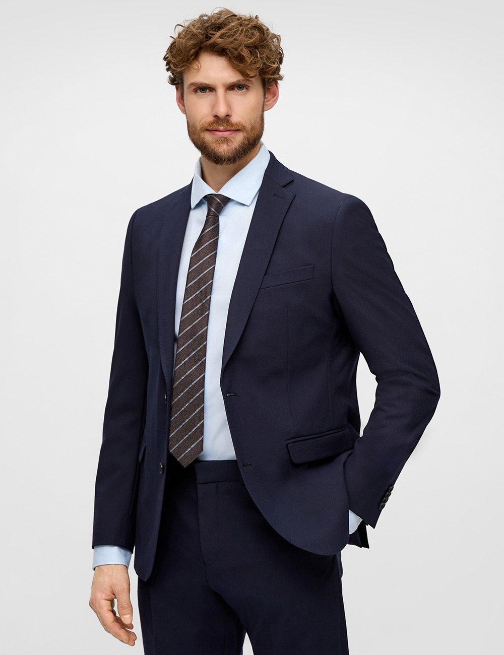 Produktbild von Business Sakko S.Oliver Herren Sakko Slim Fit - Stylische Business-Jacke Für Den Modernen Mann S Oliver Anzug Herren