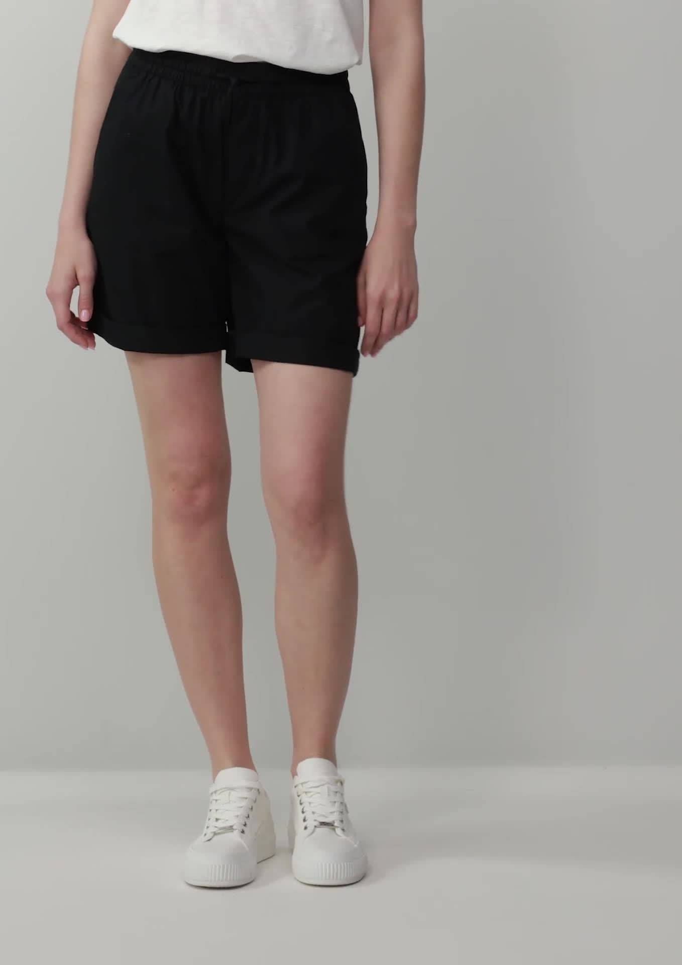 s.Oliver Short léger en coton mélangé de coupe Relaxed Fit