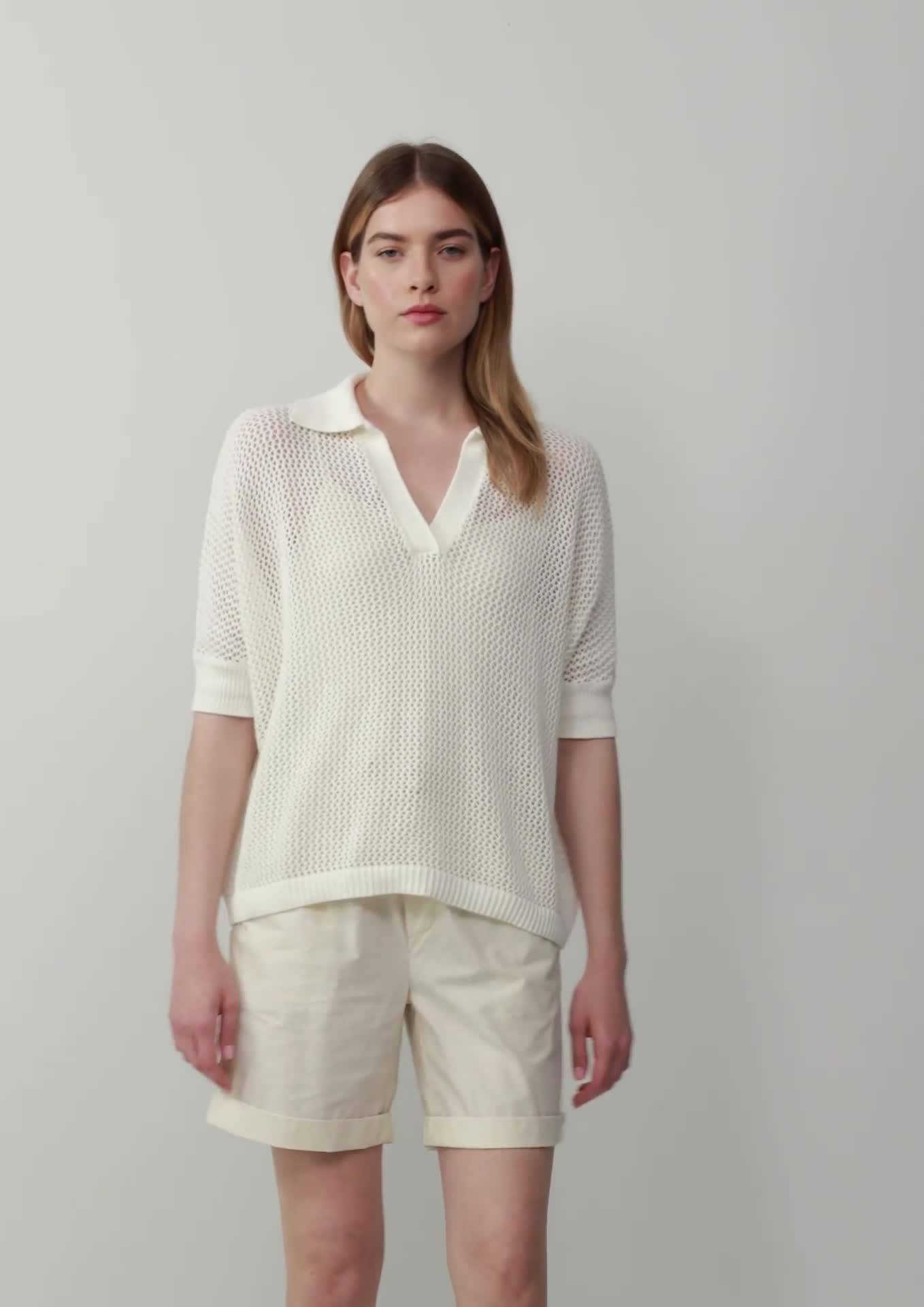 s.Oliver Oversized Ajour-Polo