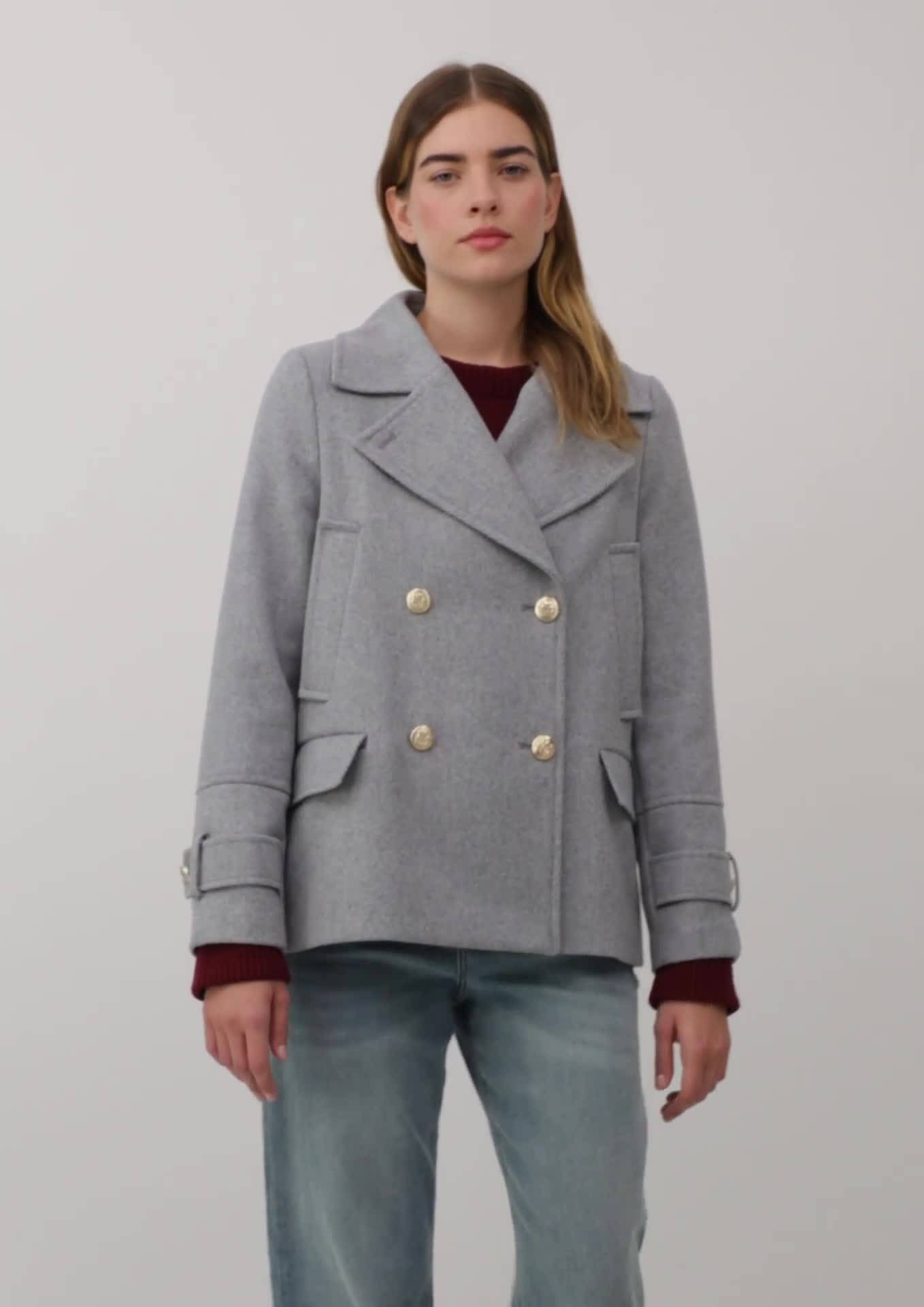 s.Oliver Jacke mit Reverskragen und Passe