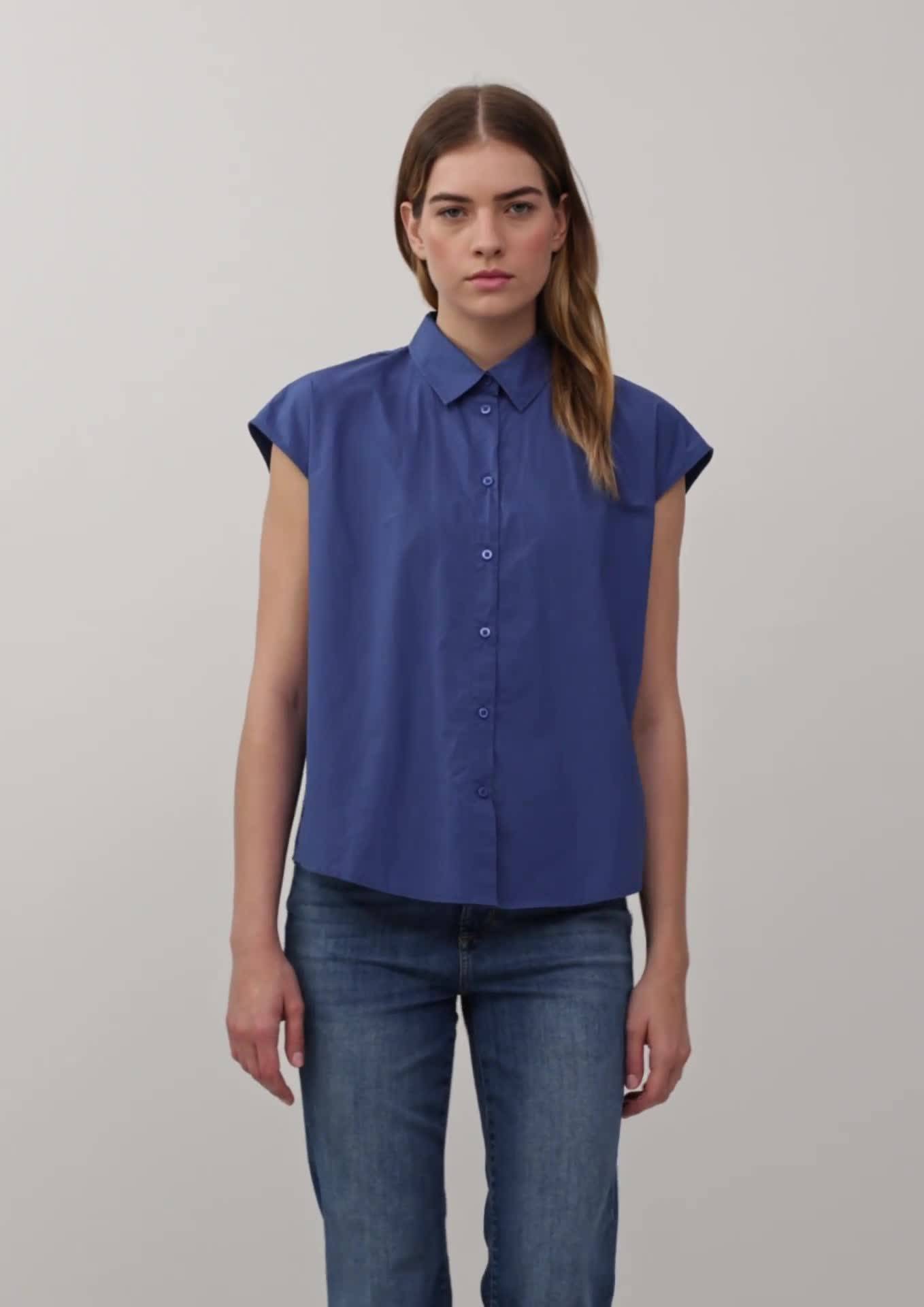 s.Oliver Chemisier en popeline de coupe Relaxed Fit